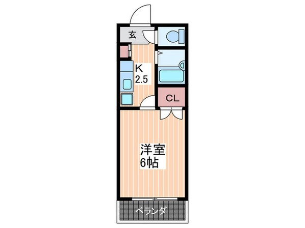 リバーパレス牛田新町の物件間取画像